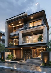 Fototapeta premium Modern Villa Design Inspiration