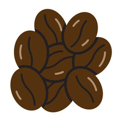 Coffee bean illustration