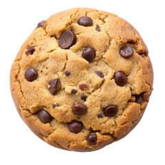 chocolate chip cookie isolated