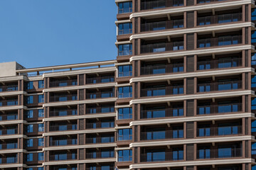 Fototapeta premium Urban residential buildings During the day