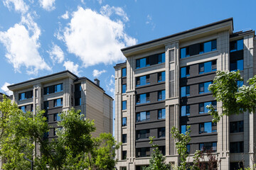 Fototapeta premium Urban residential buildings During the day