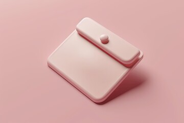 A charming 3D clay icon showcasing a neatly designed file folder, crafted with precision and depth to evoke a sense of efficiency and professionalism