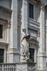 Obraz premium Architecture of the Urbino cathedral in the province of Pesaro and Urbino.