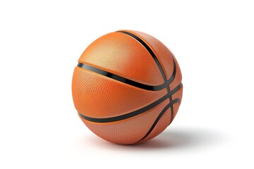 Fototapeta premium Basketball isolated on a white background