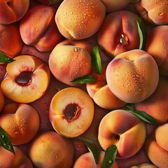 peaches full background