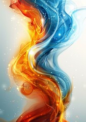 Fototapeta premium Fire and Ice