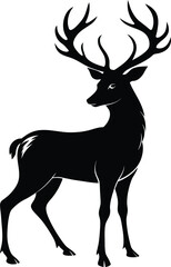 Deer Silhouette Vector illustration design