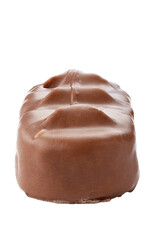 Whole chocolate bar isolated on a white background. Chocolate sweet bar. File contains clipping path.