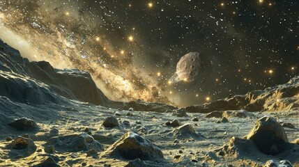 water drops on the cosmos