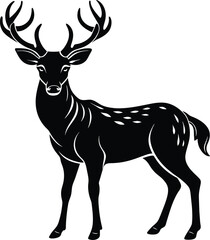 Deer Silhouette Vector illustration design