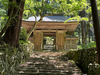 滋賀県　百済寺の風景