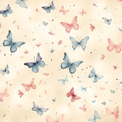 background with butterflies