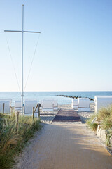 Scenic view of South beach, Fehmarn Island, Baltic Sea, Germany