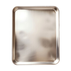 High-quality stainless steel baking tray. Ideal for baking, roasting, and cooking in kitchen settings. Durable and easy to clean.