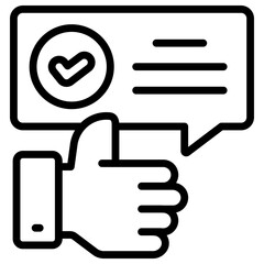 Perfect design icon of satisfied

