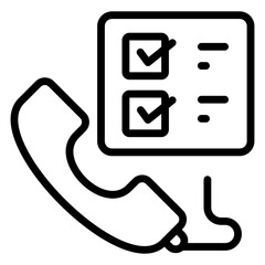 An icon design of telecommunication

