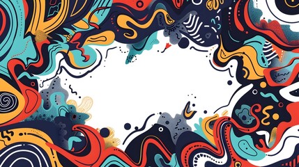 Energetic Abstract Motion Design with Fluid Stripes and Empowering Copy Space