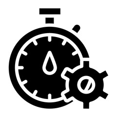 Premium design icon of time management

