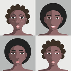 portrait face woman man nationality