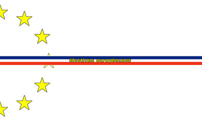 European elections, the stars and colors of the European flag with banner of france flag. French flag, vote in the polls on the day of the European elections throughout Europe.