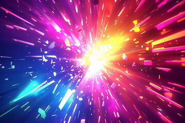 Fototapeta premium game background blast effect cartoon glow effect background