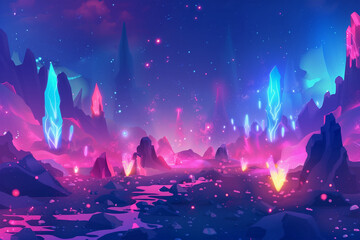 game background blast effect cartoon glow effect background