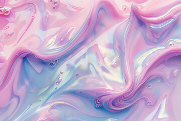 Fototapeta premium パステルミルクの水面