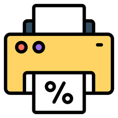 An icon design of printer

