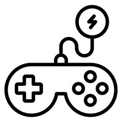 Modern design icon of gamepad

