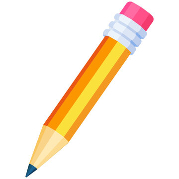 Sharp Yellow Pencil with Pink Eraser