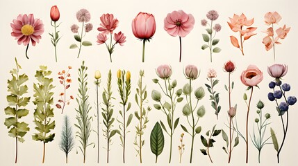 Flower watercolor clipart
