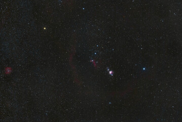 Scenic view of the nebula in space