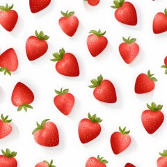 pattern with strawberries