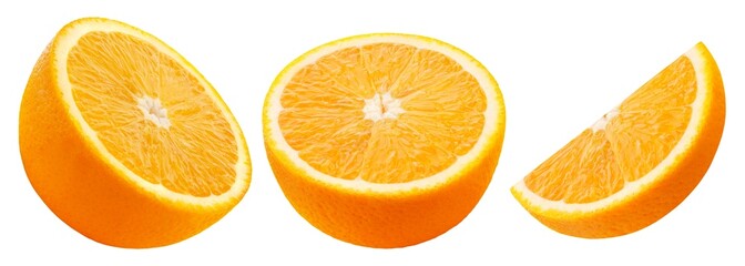 Orange isolated on white background