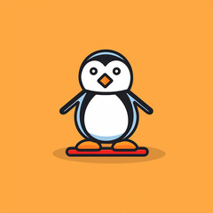 Pogo_Puffin_Puffin_bouncing_on_a_pogo_stick_Modern_Li