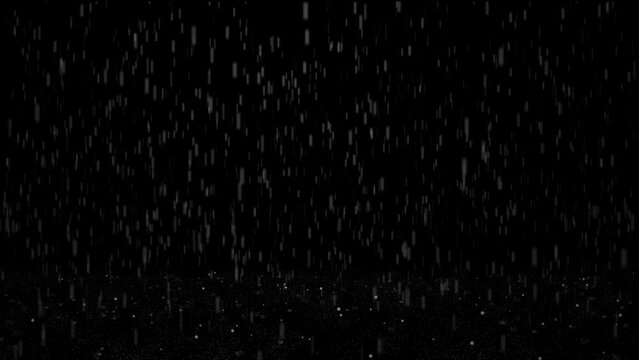 Rain loop with alpha channel