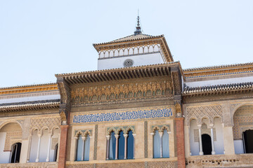 Gardens of Real Alcazar in Andalucia, Spain