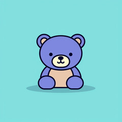 Teddy_Bear_Modern_Line_Icon_Vector_Line_Art_CuteIcon