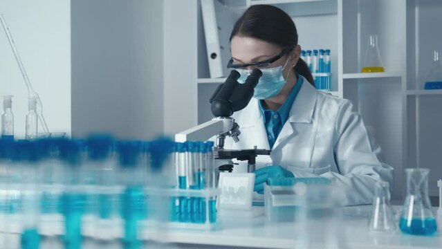 The researcher develops biotechnological methods of tissue restoration to preserve and restore organ functions. An oncologist researches new cancer treatments and improves cancer control strategies.