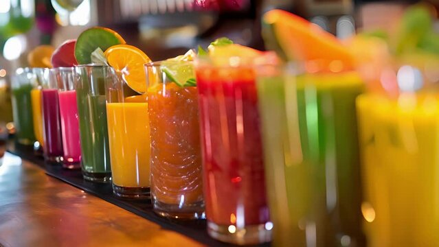 A taste of the tropics in every glass at our lively juice bar.