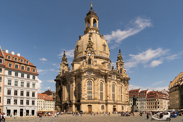 Obraz premium Frauenkirche (Church of Our Lday) in Dresden