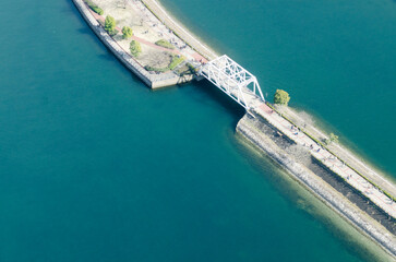 俯瞰から見た橋