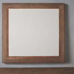 Fototapeta premium frame mockup for paintings, prints and works of art where artists can exhibit their works, performances and products. Augmented reality models. Trends.
