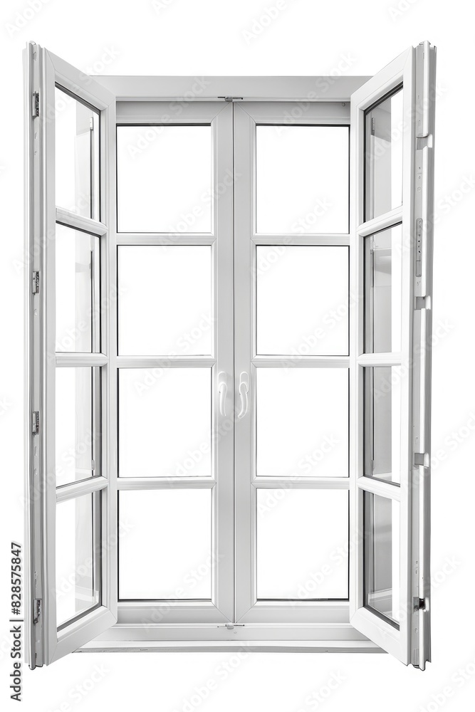 Poster Simple image of an open window, suitable for various design projects