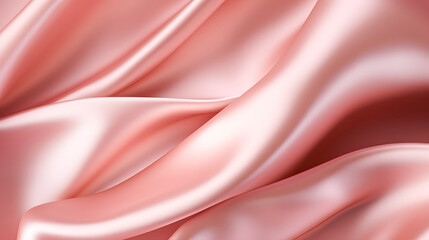 Fototapeta premium Pastel silk fabric smooth satin texture very delicate. A very lightweight viscose fabric with rich drapery and a smooth texture with a subtle matte sheen. background texture, pattern.