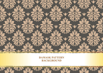 seamless damask pattern