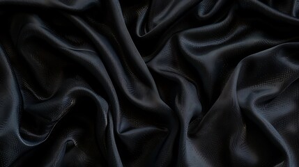 Fototapeta premium silk, satin, fabric, textile, texture, material, cloth, luxury, backgrounds, fashion, smooth, backdrop, pattern, decoration, shiny, black, soft, wave, clothing, textured, drapery, curtain, bedding, cu