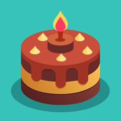 cake vector illustration