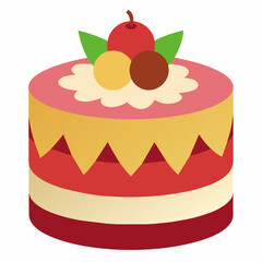 cake vector illustration 