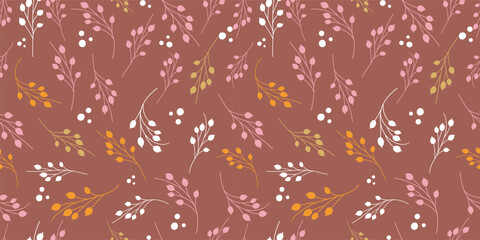 Lovely and Beautiful Spring Flowers Pattern for Fabric, Wallpaper, and More